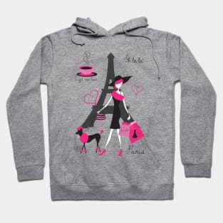 Pink in Paris Hoodie